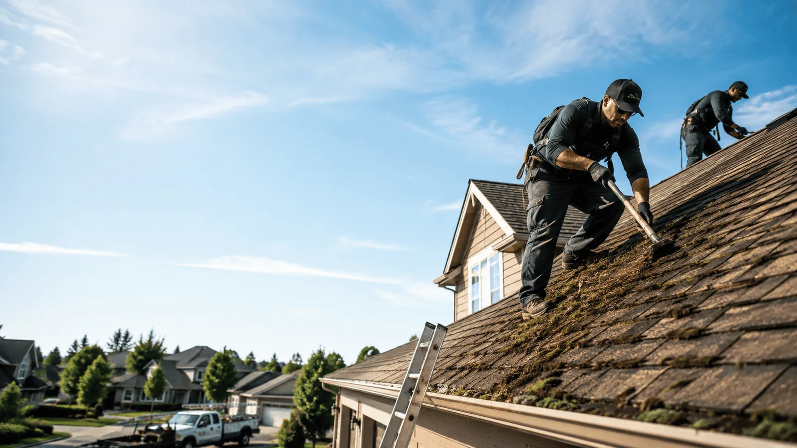 Roof Moss Removal in Grimesland, NC near me